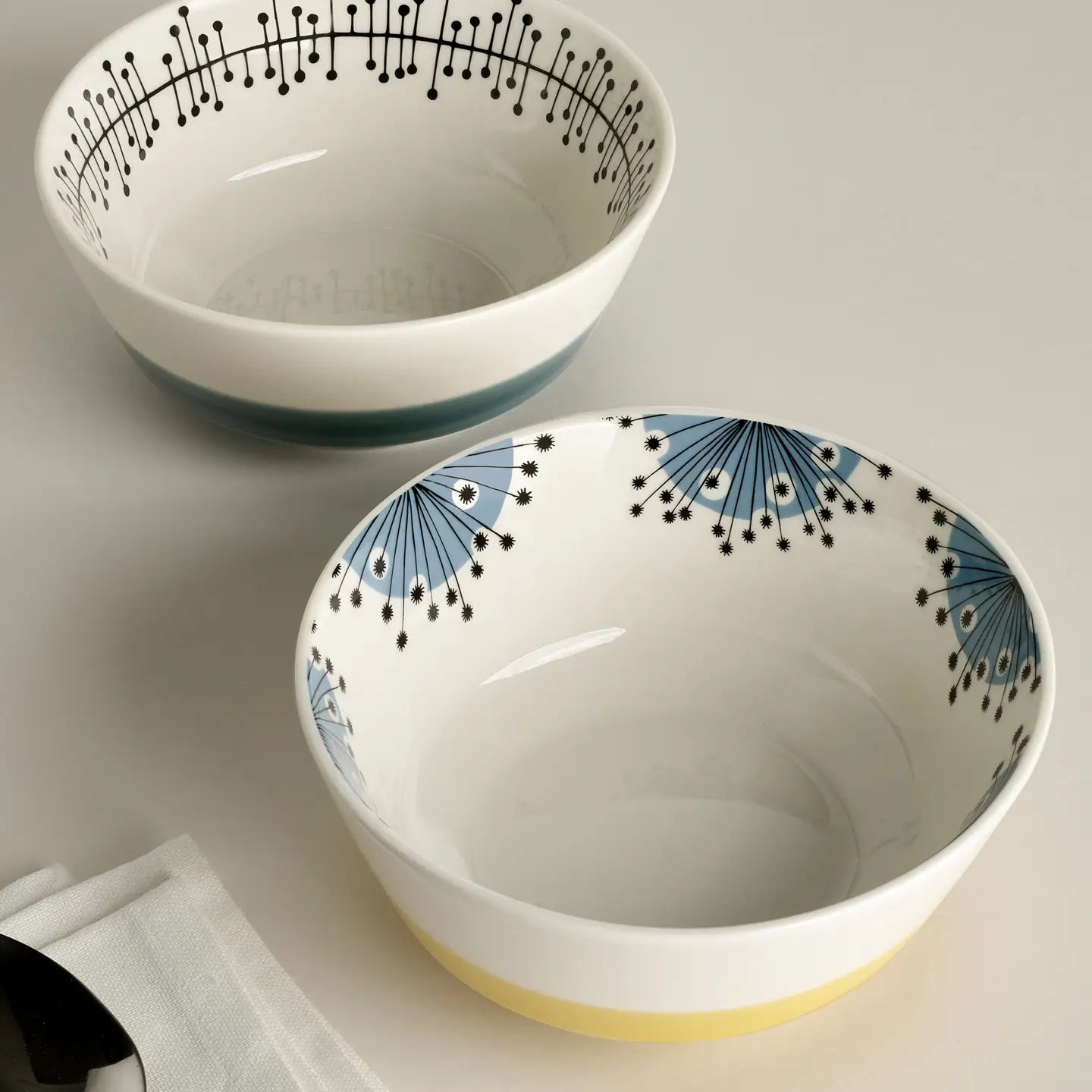 Dandelion cereal bowls (set of 2)