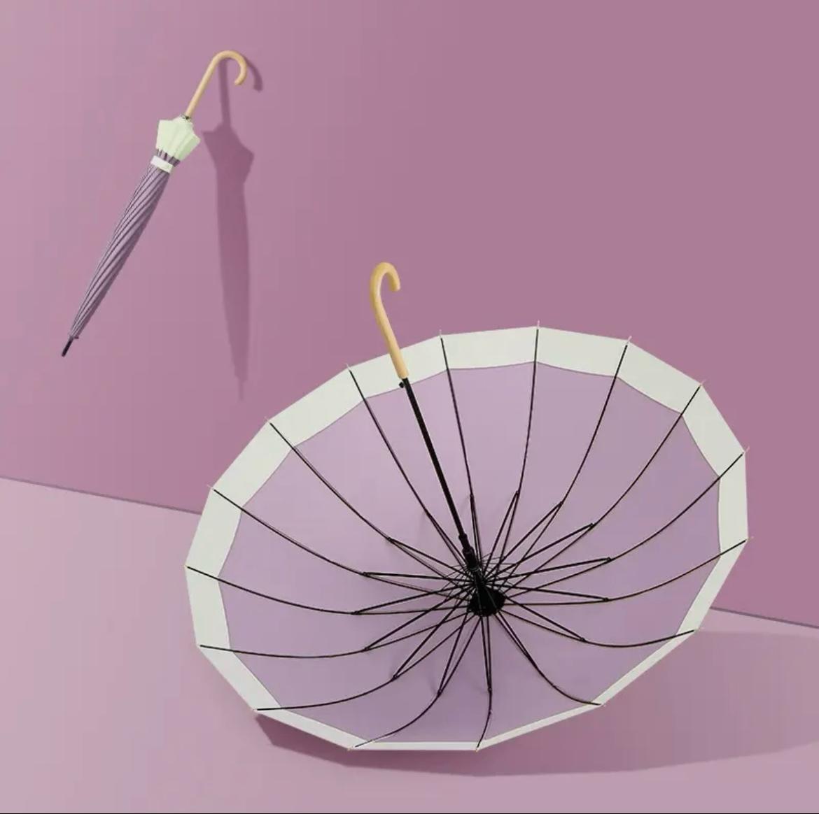 Two tone umbrella - lilac