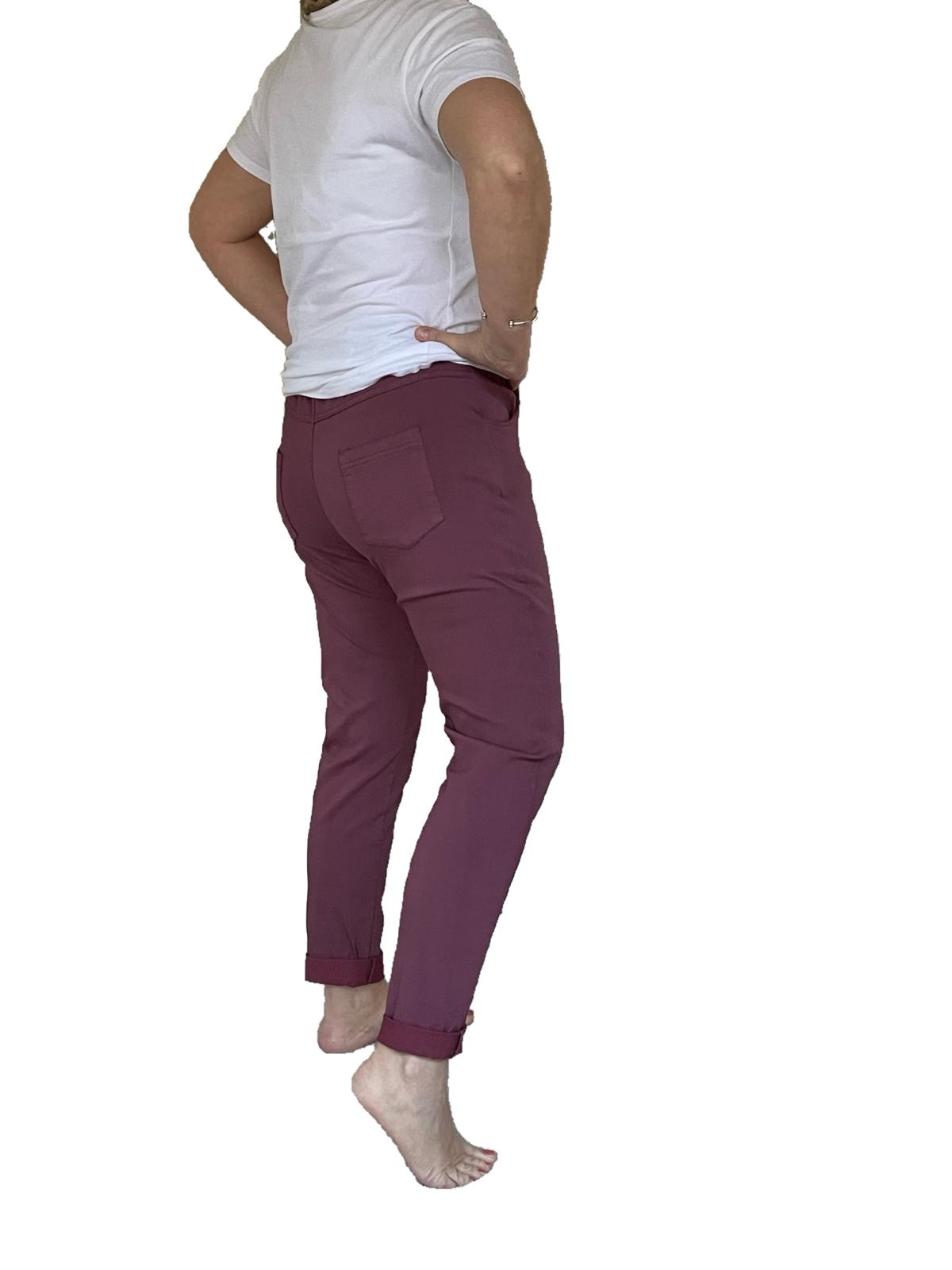 Magic trousers - dark pink