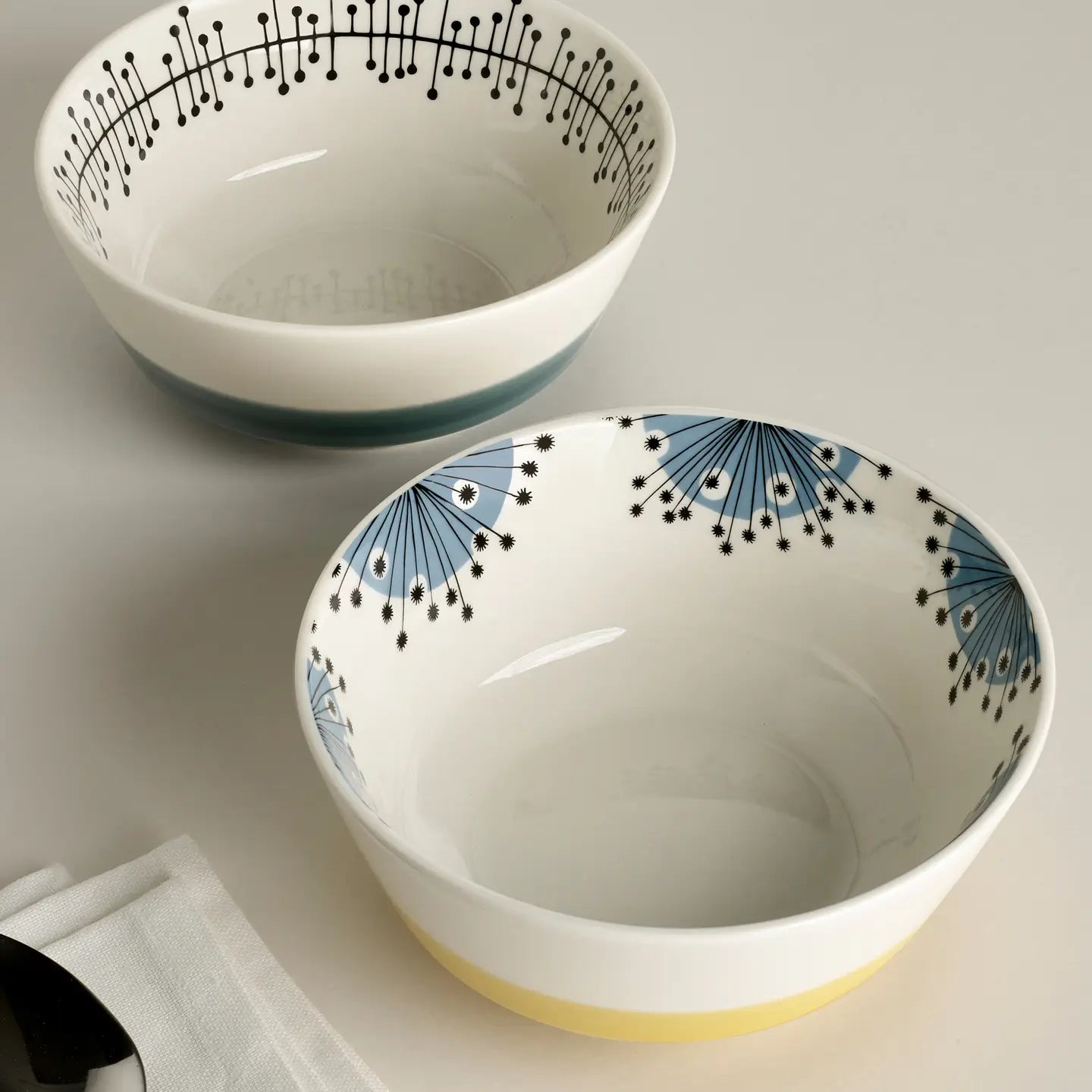 Wildflower cereal bowls (set of 2)